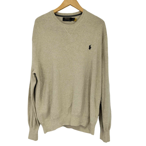ポロラルフローレン POLO RALPH LAUREN ポニー刺繍 コットンクルーネックニット メンズ JPN:XL