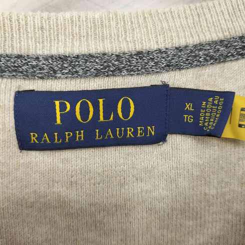 ポロラルフローレン POLO RALPH LAUREN ポニー刺繍 コットンクルーネックニット メンズ JPN:XL