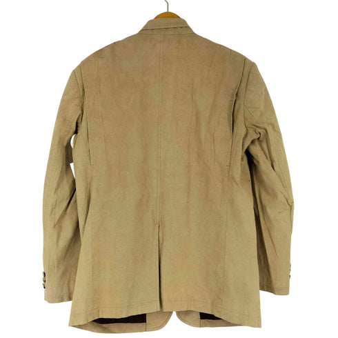 puレザーチンストラップ テーラードジャケット メンズ