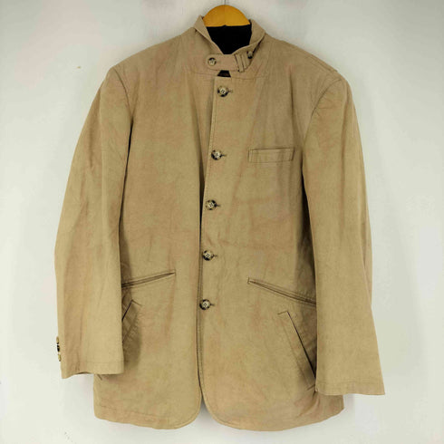 puレザーチンストラップ テーラードジャケット メンズ