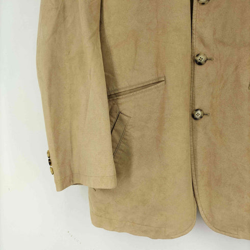 puレザーチンストラップ テーラードジャケット メンズ