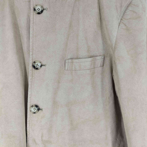 puレザーチンストラップ テーラードジャケット メンズ