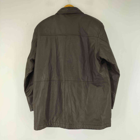 牛革 比翼 レザージャケット メンズ JPN:M