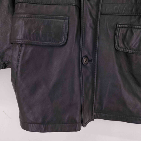 シープスキン レザーハーフコート メンズ JPN:M