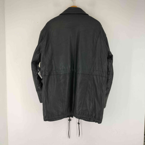 シープスキン 中綿 レザーハーフコート メンズ JPN:L