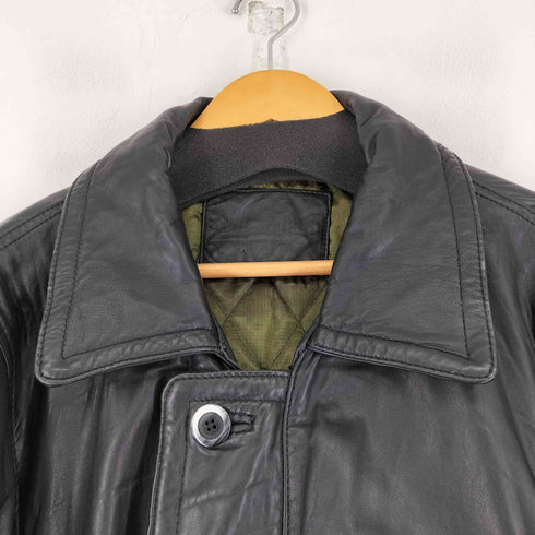 シープスキン 中綿 レザーハーフコート メンズ JPN:L
