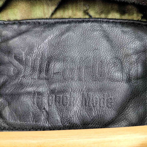 シープスキン 中綿 レザーハーフコート メンズ JPN:L