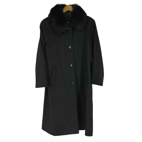 フォックスファー カシミヤ100% ロングコート レディース 10