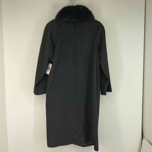 フォックスファー カシミヤ100% ロングコート レディース 10