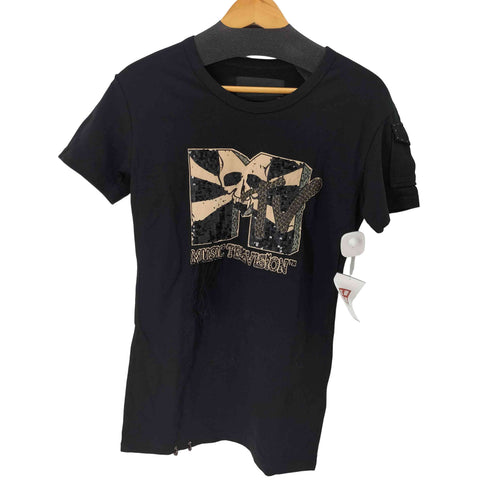 ロエン Roen y2k music television tee メンズ JPN:46
