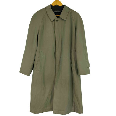 ライナー付き 玉虫 ステンカラーコート メンズ