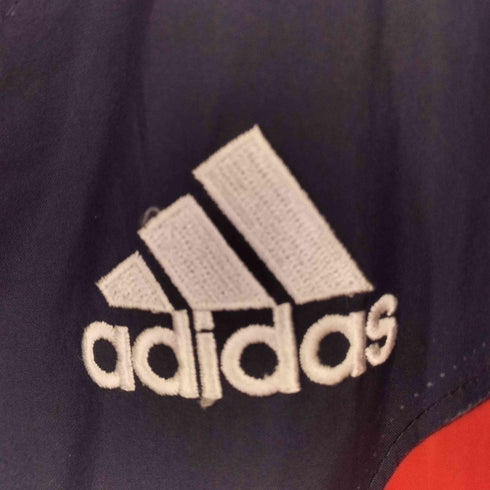 アディダス adidas ロゴ刺繍 ウィンドブレーカー ドローコード付き メンズ 0