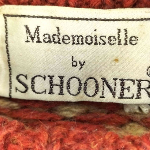 Mademoiselle SCHOONER 80-90S 総柄 ニット メンズ