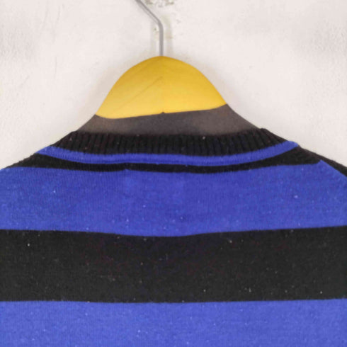 ピーピーエフエム PPFM 00S ボーダー カーディガン グランジ メンズ JPN:L