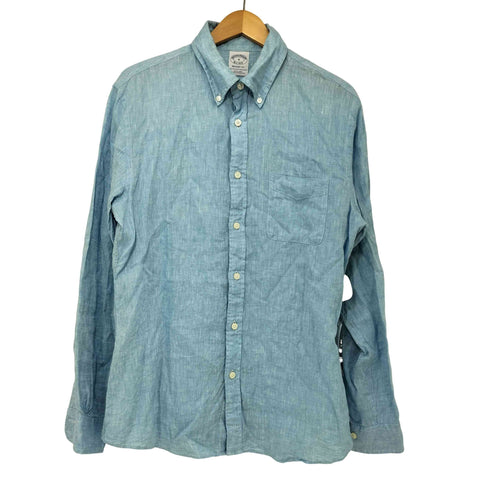 ブルックスブラザーズ BROOKS BROTHERS BD L/S リネンシャツ REGENT FIT メンズ JPN:M