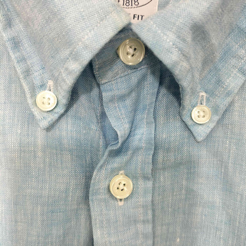 ブルックスブラザーズ BROOKS BROTHERS BD L/S リネンシャツ REGENT FIT メンズ JPN:M