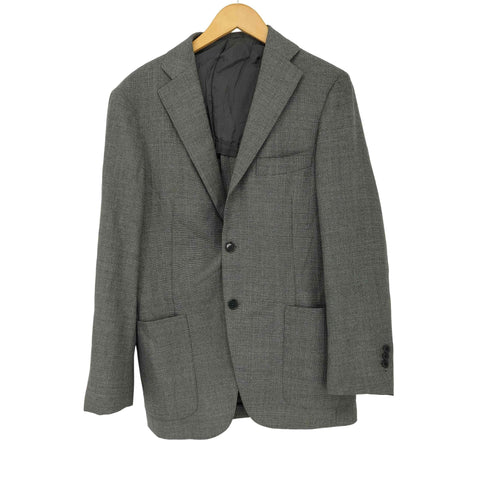 リングジャケット RING JACKET CANONICO社 背抜き ウール3Bテーラードジャケット メンズ JPN:46