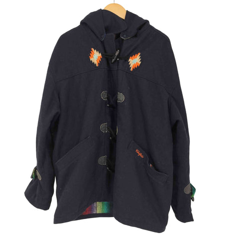 シピー CHIPIE 80-90s エスニック柄ブランケット ダッフルコート メンズ JPN:XL