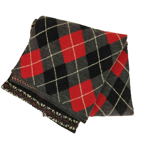 チャップス CHAPS アーガイル アクリルマフラー メンズ