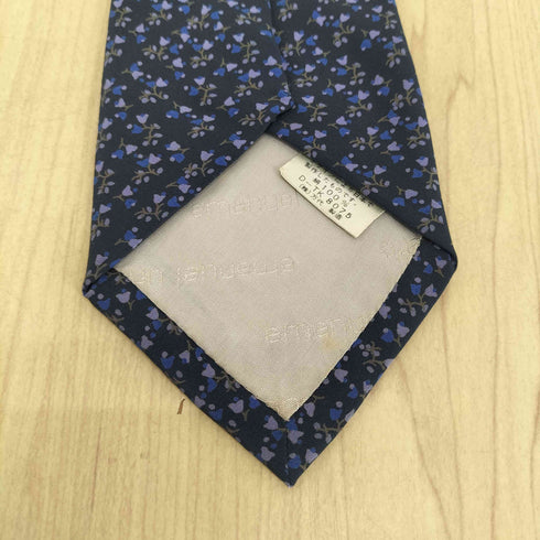 シルク100 小花柄ネクタイ メンズ