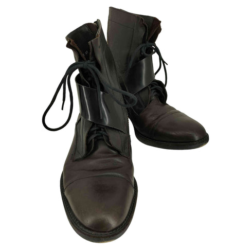 アルフレッドバニスター alfredoBANNISTER ジップデザイン レースアップブーツ メンズ 40