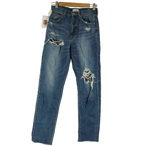 ジェイダ GYDA Bold damageペグトップデニムパンツ レディース JPN:M
