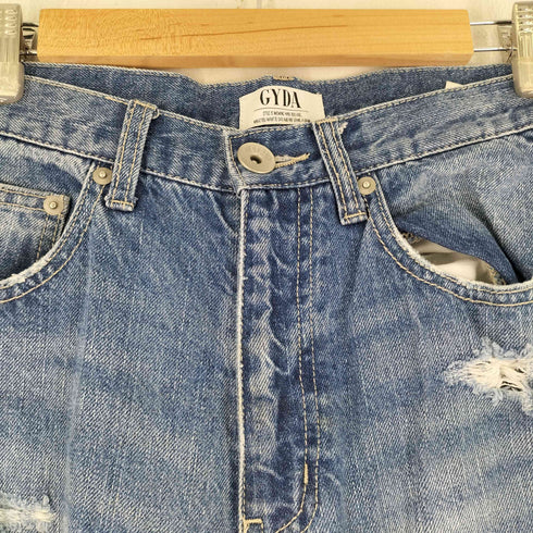 ジェイダ GYDA Bold damageペグトップデニムパンツ レディース JPN:M