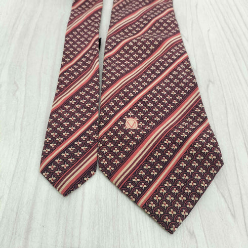 ヴァレンティノガラヴァーニ VALENTINO GARAVANI 花柄ストライプネクタイ メンズ