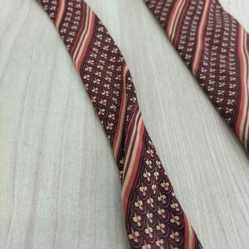 ヴァレンティノガラヴァーニ VALENTINO GARAVANI 花柄ストライプネクタイ メンズ