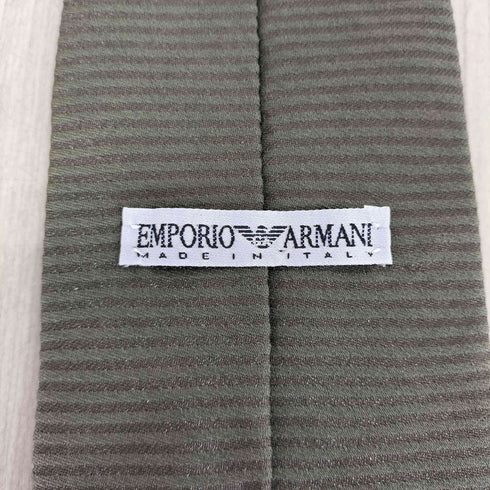 エンポリオアルマーニ EMPORIO ARMANI ボーダーシルクネクタイ メンズ
