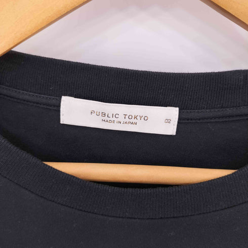 パブリックトウキョウ PUBLIC TOKYO 極 ココロンTEE REGULAR FIT リラックスフィット 長袖Tシャツ メンズ JPN:2