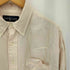 ラルフローレン RALPH LAUREN BIG SHIRT 裾ポニー フロントポケット ボタンダウン 長袖シャツ メンズ L