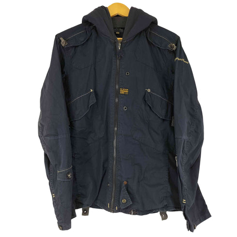 ジースターロー G-STAR RAW ミリタリードッキングジップアップパーカー メンズ import:L
