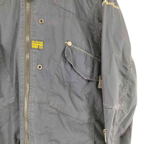 ジースターロー G-STAR RAW ミリタリードッキングジップアップパーカー メンズ import:L
