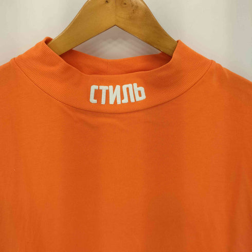 ヘロンプレストン HERON PRESTON Mock Neck L/S Tee ロゴ刺繍 モックネック 長袖Tシャツ メンズ import:M