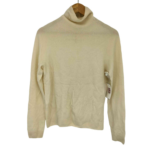 ユニクロ UNIQLO 3Dカシミヤタートルネックセーター ニット レディース JPN:L