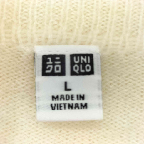 ユニクロ UNIQLO 3Dカシミヤタートルネックセーター ニット レディース JPN:L