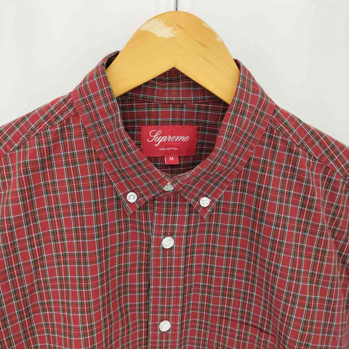 シュプリーム Supreme タータンチェック柄 ボタンダウンシャツ メンズ import:M