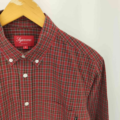シュプリーム Supreme タータンチェック柄 ボタンダウンシャツ メンズ import:M