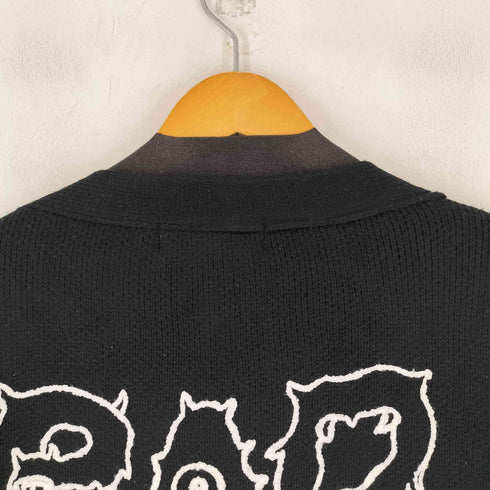アリュール ARULE バック刺繍ニットカーディガン レディース