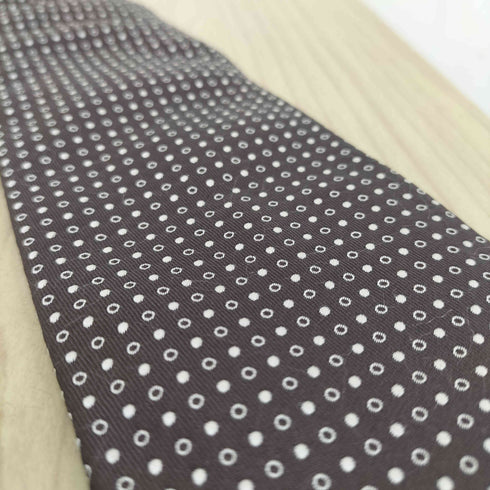 ディオール Dior エディ期 ドット柄 シルク ネクタイ メンズ