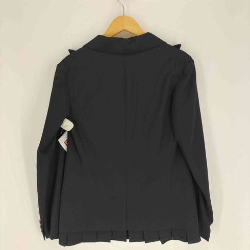 ヨウジヤマモト Yohji Yamamoto COLLECTIONS 25SS GABARDINE PLEATS DETAIL JACKET ギャバジン プリーツ ディテール ジャケット メンズ JPN:2