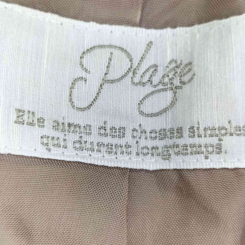 プラージュ PLAGE テーラードジャケット レディース