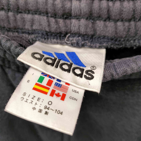 アディダス adidas 00s 万国旗タグ ワイドスウェットパンツ パフォーマンスロゴ メンズ O