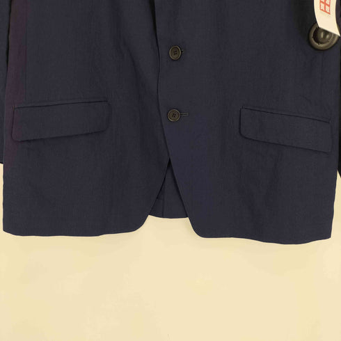 ヨウジヤマモトプールオム Yohji Yamamoto POUR HOMME 25SS INDIGO DYEING COTTON LINEN 3BUTTONS JAKCET インディゴ染 コットン リネン 3ボタン ジャケット メンズ JPN:2