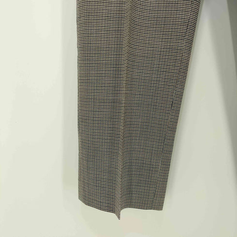 アクアスキュータム AQUASCUTUM 千鳥柄 1タック ウールスラックスパンツ メンズ 79