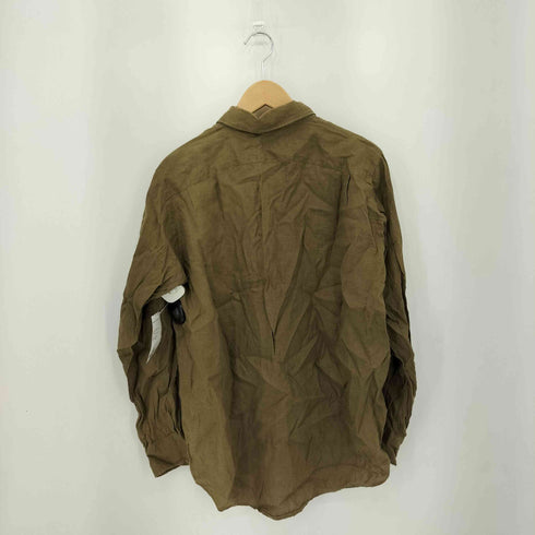 マーカウェア markaware W COLLAR SHIRT ダブルカラー ヘンプ 長袖シャツ メンズ 1