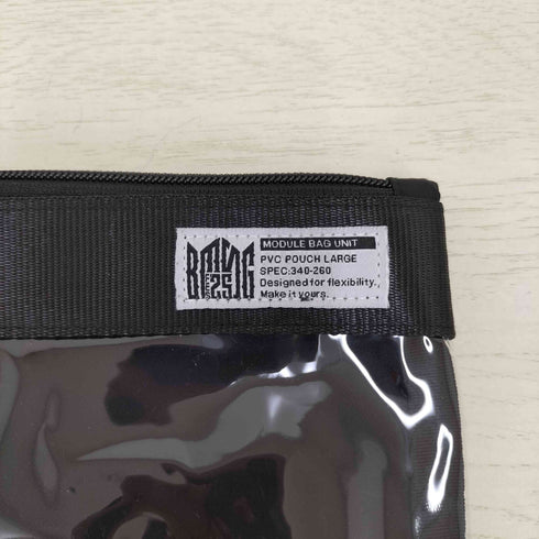 カスタムクリアフラットミニポーチ メンズ