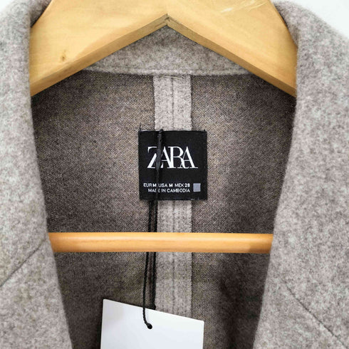 ザラ ZARA ソフトボタンコート レディース import:M