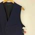 ヨウジヤマモトプールオム Yohji Yamamoto POUR HOMME 25SS INDIGO DYEING COTTON LINEN 7BUTTONS VEST インディゴ染 コットン リネン 7ボタン ベスト メンズ JPN:2